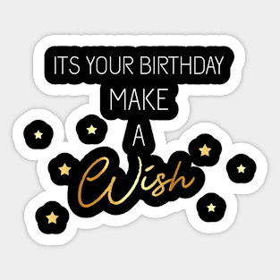 Make a wish Sticker